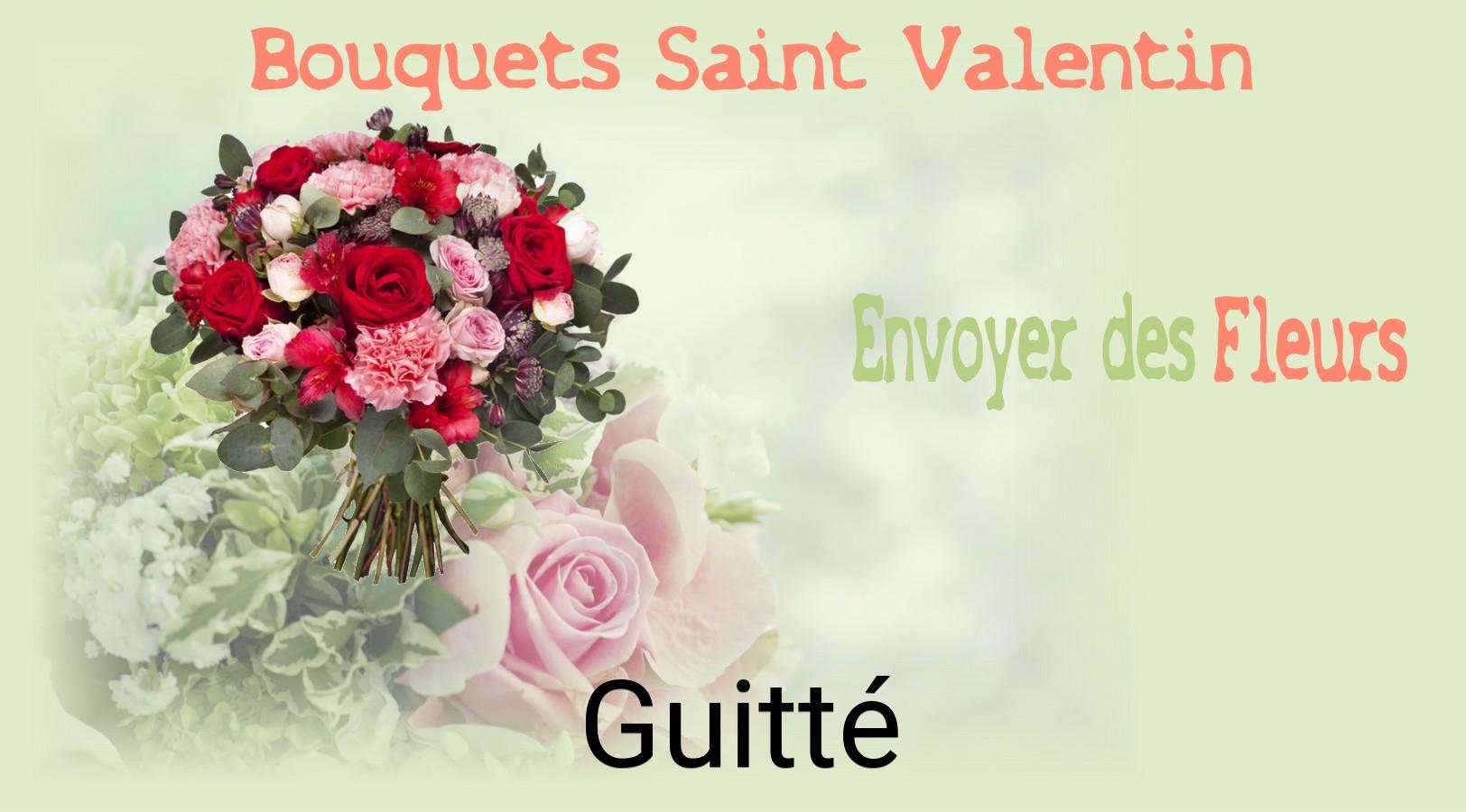 Roses de Saint-Valentin livrées à Guitté